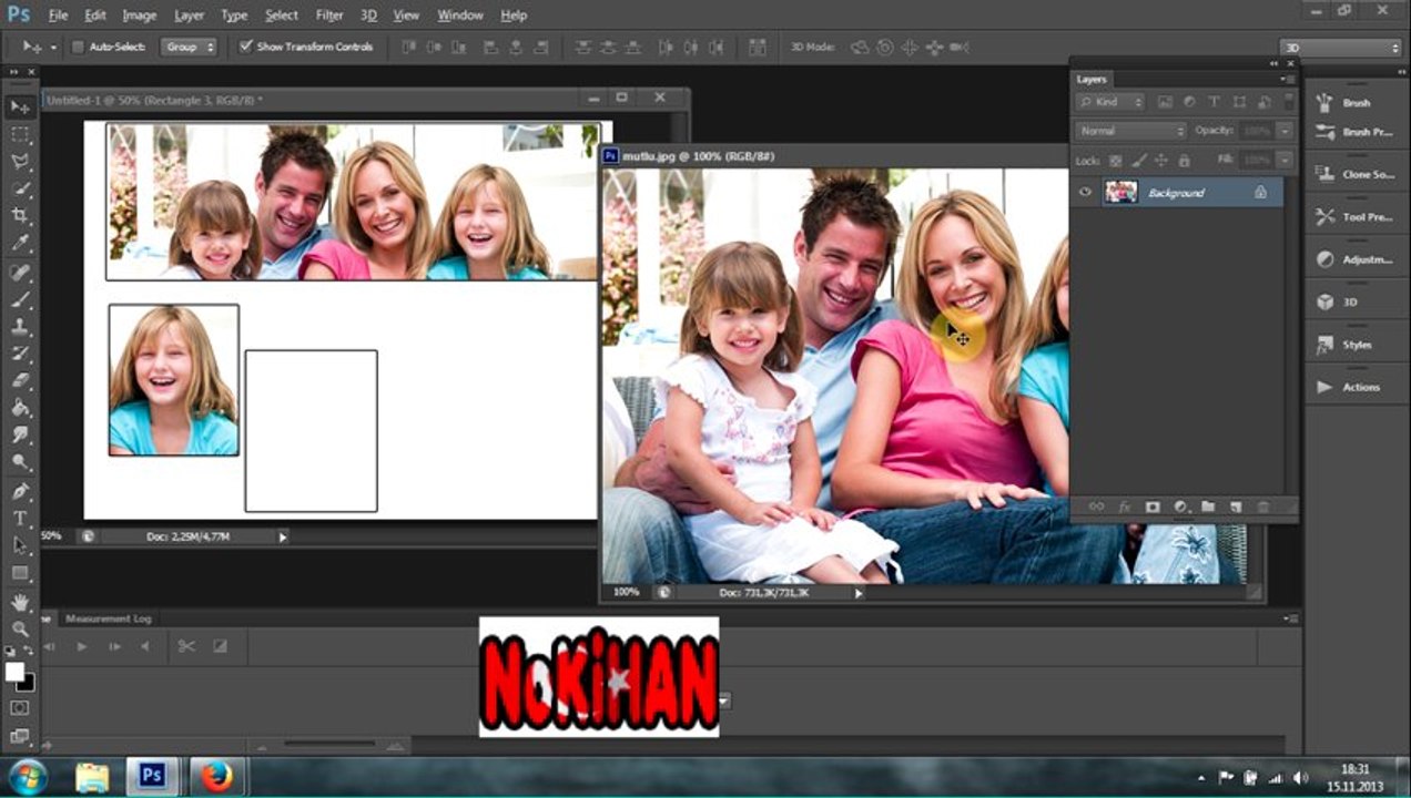 Photoshopta collage çalışması