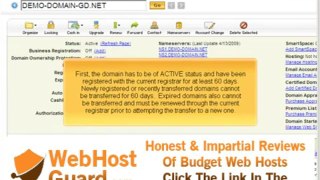 GoDaddy com   Preparing a domain for transfer - Adult-Hosting.com