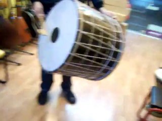 geniş kasnaklı ceviz davul