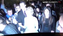 Brittany Snow leaving Pitch Perfect Premiere