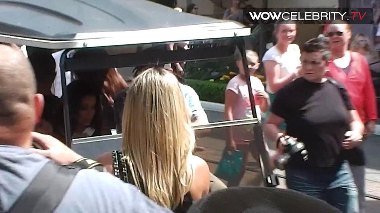 Eva Longoria at the Grove in LA