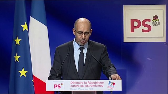 Discours de Harlem Désir au grand meeting de la Gauche : Défendre la République contre les extrémismes