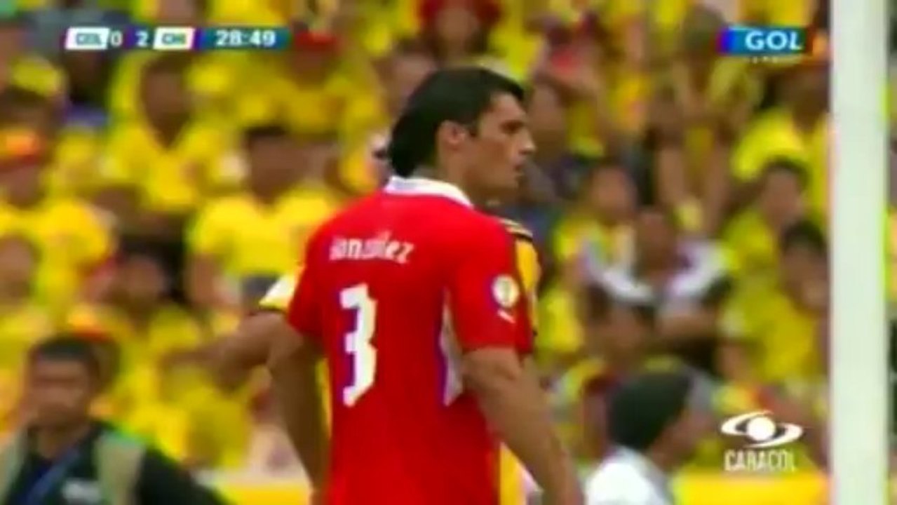 Colombia 3  vs Chile 3 Primer Tiempo Eliminatorias Brasil 2014