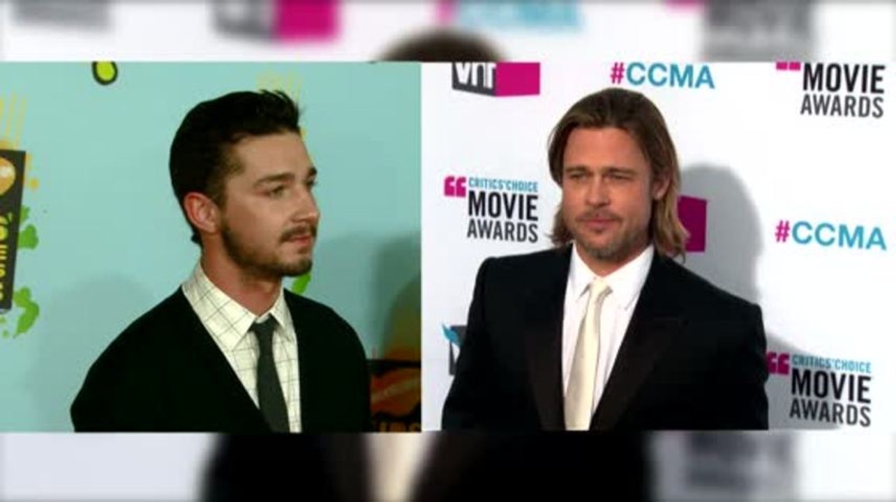 Shia LaBeouf and Brad Pitt Aren't Getting Along On Set
