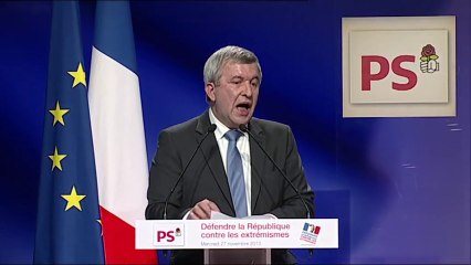 Jean Luc Laurent au grand meeting de la Gauche : Défendre la République contre les extrémismes