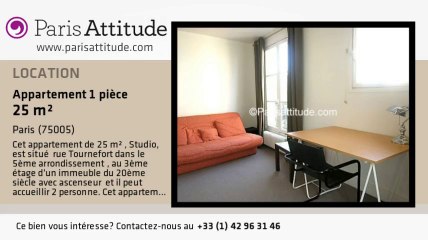 Appartement Studio à louer - Panthéon/Sorbonne, Paris - Ref. 5876