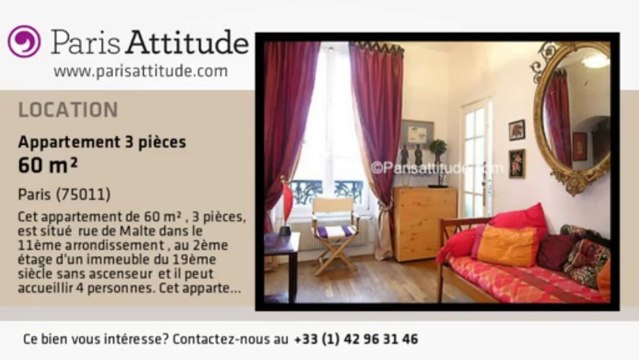 Appartement 2 Chambres à louer - Oberkampf, Paris - Ref. 5006