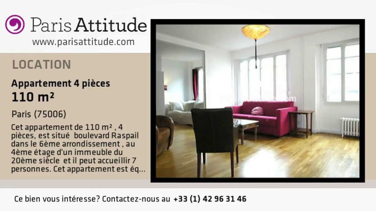 Appartement 3 Chambres à louer - St Placide, Paris - Ref. 7635