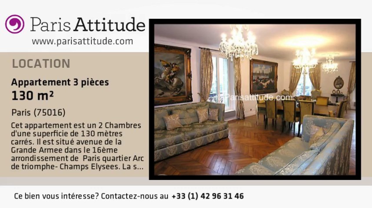 Appartement 2 Chambres à louer - Arc de Triomphe, Paris - Ref. 4090