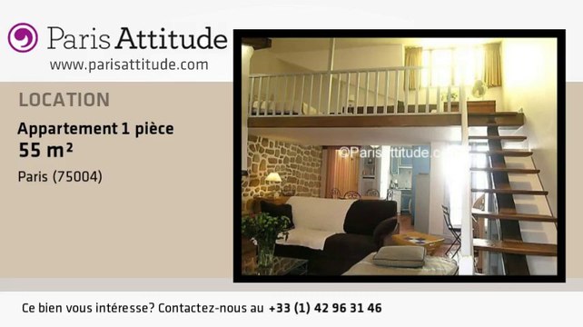 Appartement Alcove Studio à louer - Ile St Louis, Paris - Ref. 1464