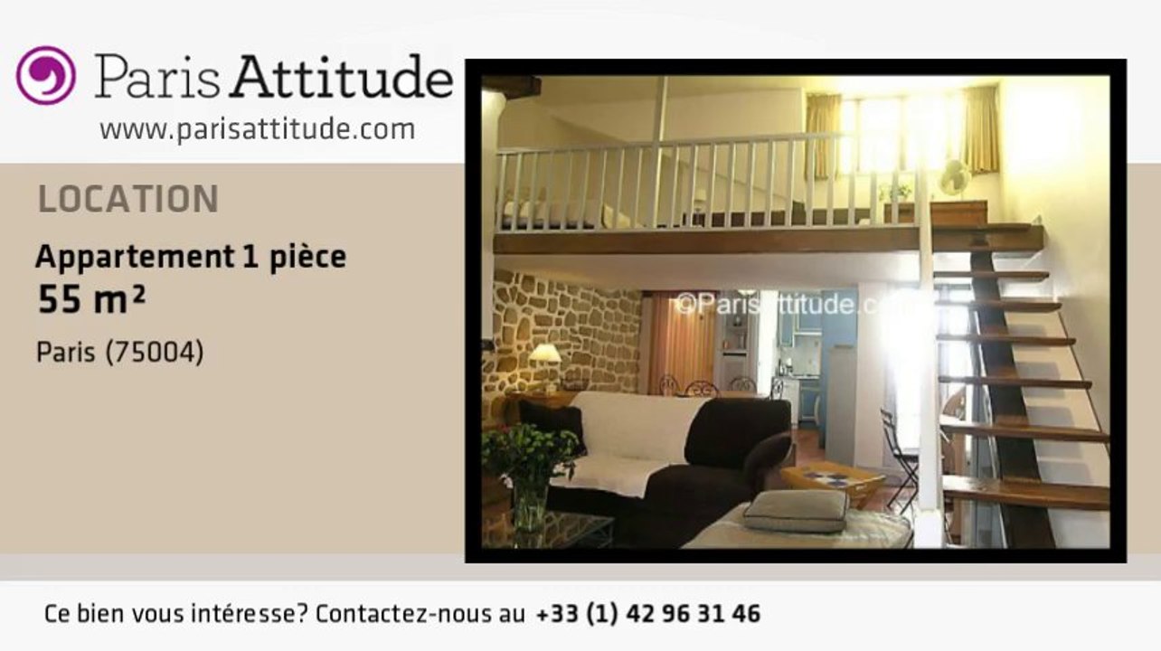 Appartement Alcove Studio à louer - Ile St Louis, Paris - Ref. 1464