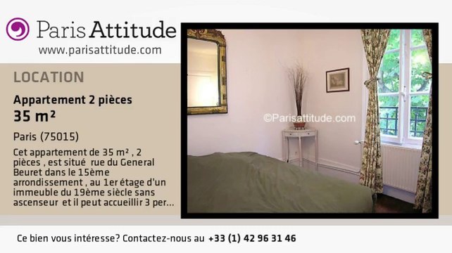 Appartement 1 Chambre à louer - Pasteur, Paris - Ref. 1164
