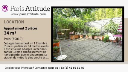 Appartement 1 Chambre à louer - Buttes Chaumont, Paris - Ref. 3768