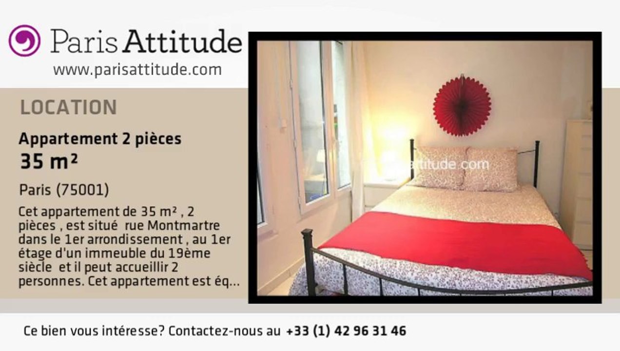 Appartement 1 Chambre à louer - Châtelet, Paris - Ref. 7353