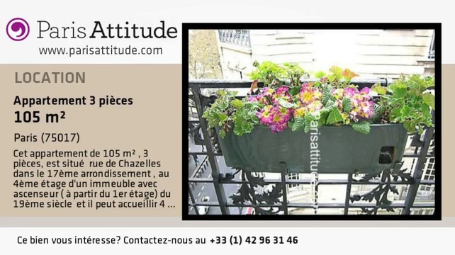 Appartement 2 Chambres à louer - Parc Monceau, Paris - Ref. 7268