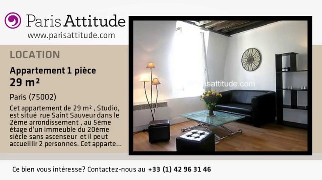 Appartement Studio à louer - Montorgueil, Paris - Ref. 7330