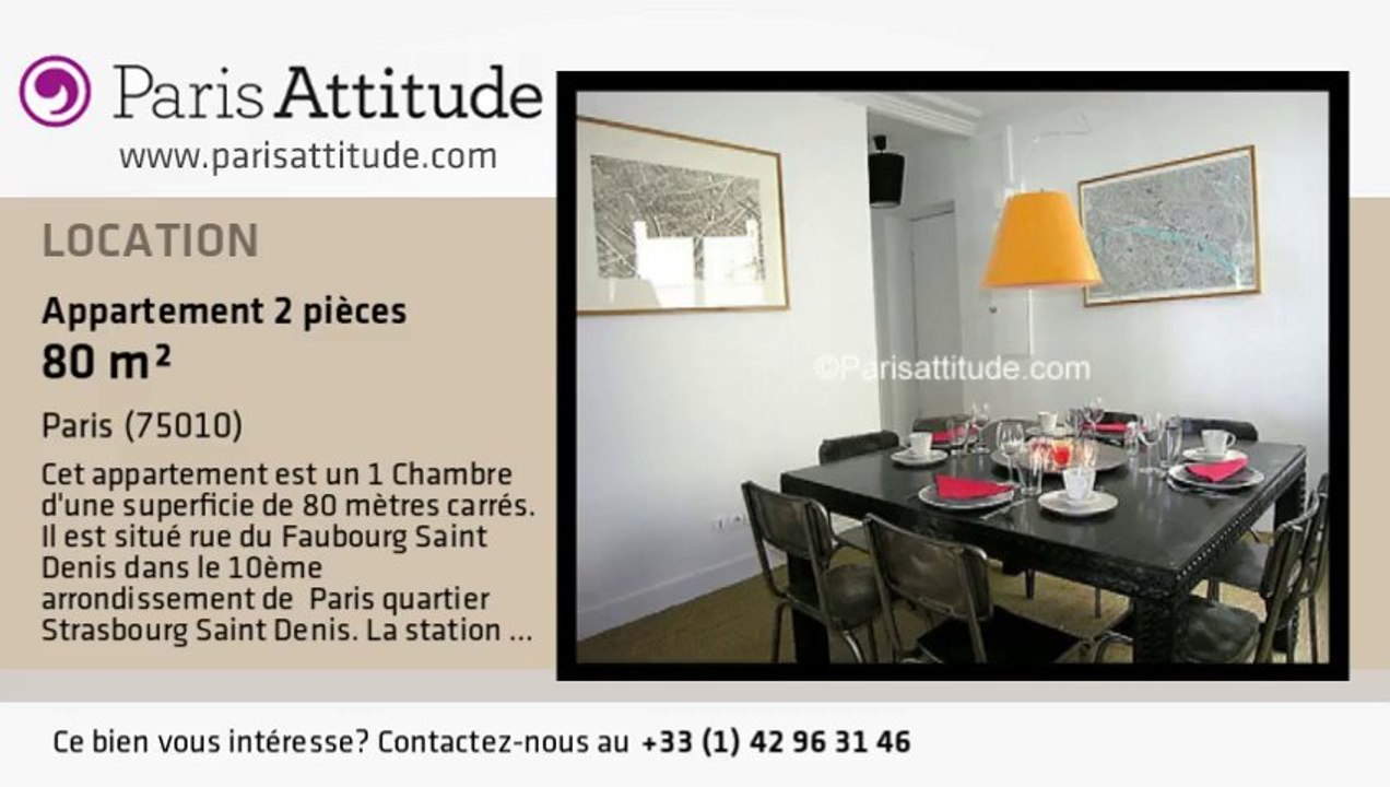 Appartement 1 Chambre à louer - Faubourg St Martin, Paris - Ref. 2419