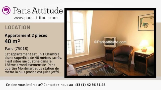 Appartement 1 Chambre à louer - Jules Joffrin - Mairie du 18ème, Paris - Ref. 1160