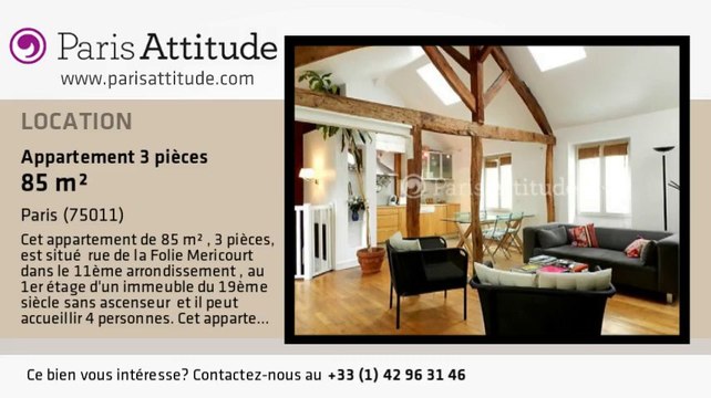 Appartement 2 Chambres à louer - Parmentier, Paris - Ref. 8227