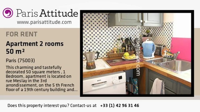 1 Bedroom Apartment for rent - Temple, Paris - Ref. 2240