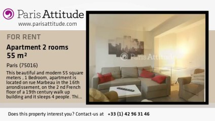 1 Bedroom Apartment for rent - Avenue Foch, Paris - Ref. 7972