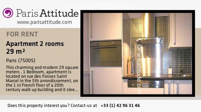 1 Bedroom Apartment for rent - Jardin des Plantes, Paris - Ref. 6129