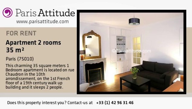 1 Bedroom Apartment for rent - Gare de l'Est/Gare du Nord, Paris - Ref. 3332