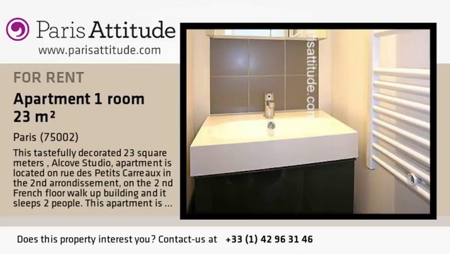 Alcove Studio Apartment for rent - Montorgueil, Paris - Ref. 7342