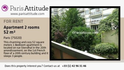 1 Bedroom Apartment for rent - Père Lachaise, Paris - Ref. 4584