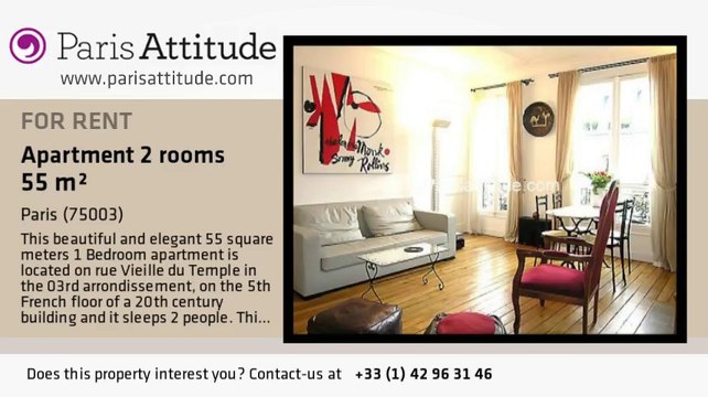 1 Bedroom Apartment for rent - Musée Picasso, Paris - Ref. 4420