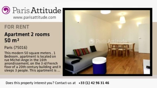 1 Bedroom Apartment for rent - Auteuil, Paris - Ref. 8032