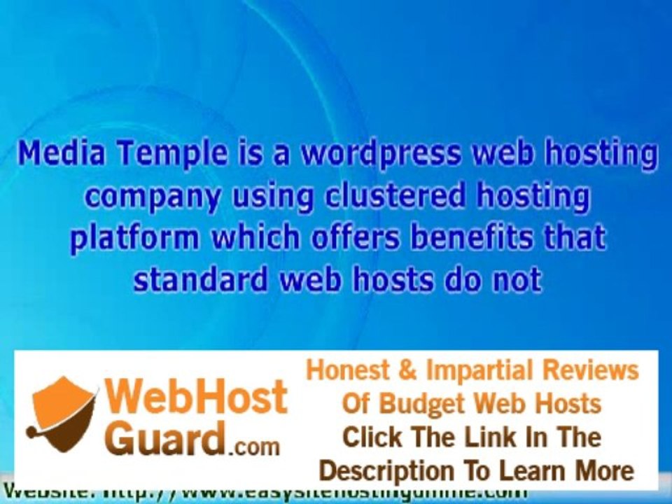 Review of wordpress blog hosting companies