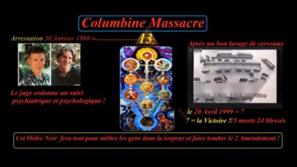 Colombine Massacre Wash of brains Harris Klebold, Illuminati