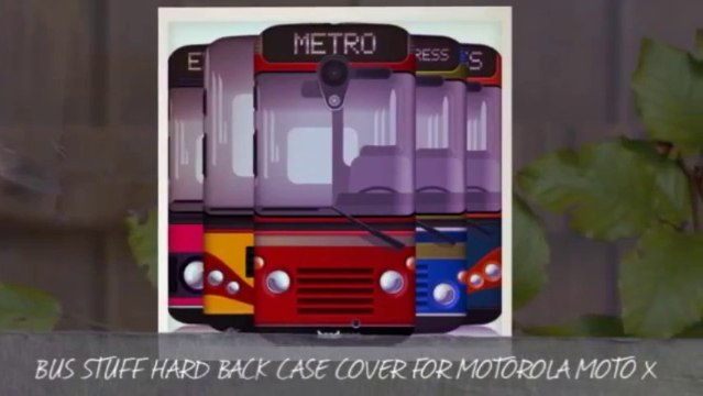 HEAD CASE DESIGNS BUS STUFF PROTECTIVE HARD BACK CASE COVER FOR MOTOROLA MOTO X