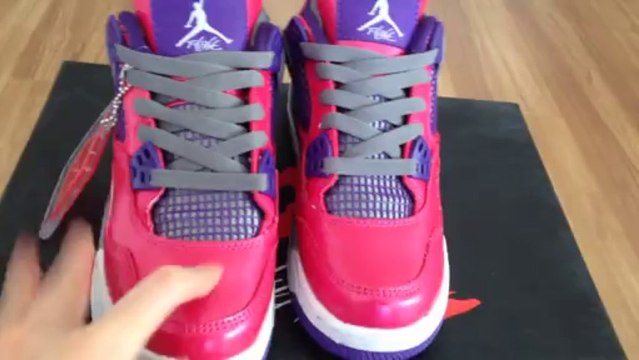 SportsYTB.Ru Nike Air Jordan 4 GS Pink Foil Retro Shoes