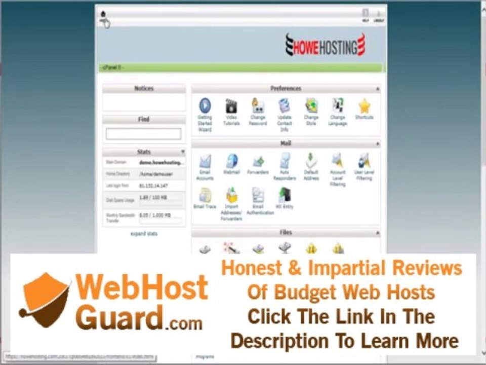 Howe Hosting: How to create an ftp account in cpanel