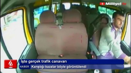 Araç Kamerası Kaza Görüntüleri