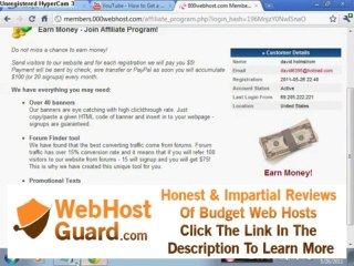 host a website free with ftp html etc. plus make money for getting people to sign up NO SCAM