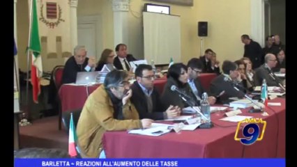 Barletta | Reazioni all'aumento delle tasse