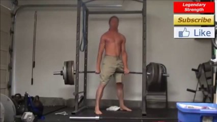 555 lb Partial Jefferson Deadlift