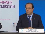 François Hollande: l'inversion de la courbe du chômage 