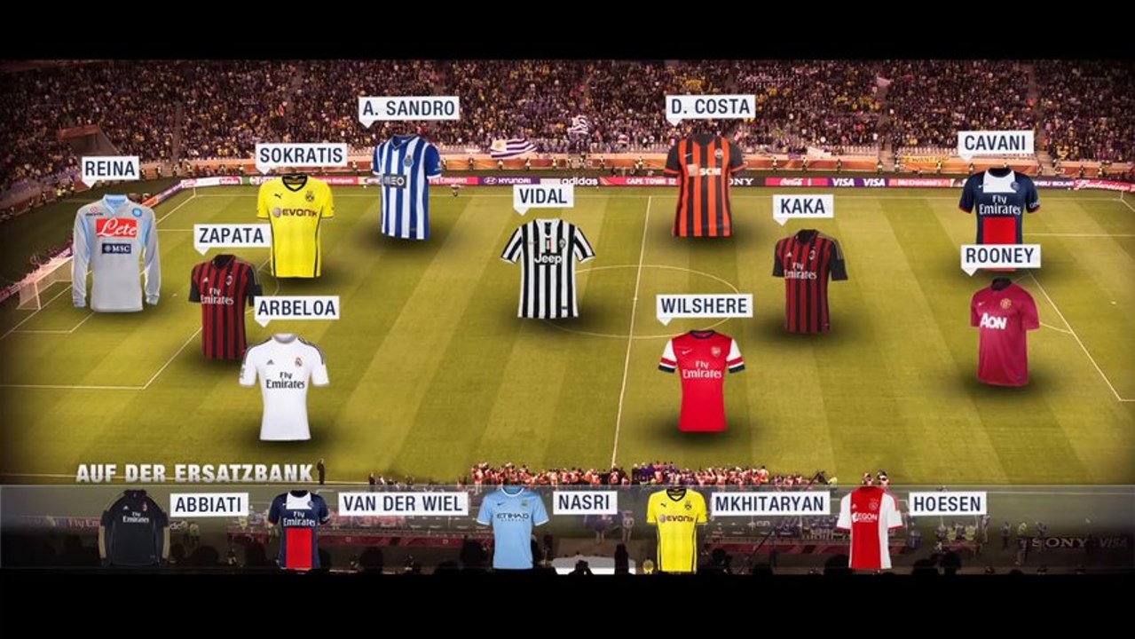 Champions League: Die Top-Elf des 5. Spieltags