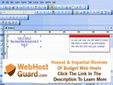 Creating Text Only Menus with Bluevoda website builder from VodaHost web hosting