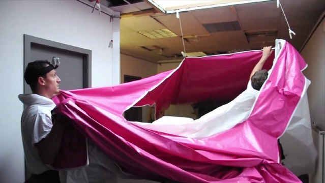 Pose de plafond tendu Extenzo pour professionnels