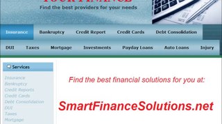 SMARTFINANCESOLUTIONS.NET - Personal bankruptcy questions?