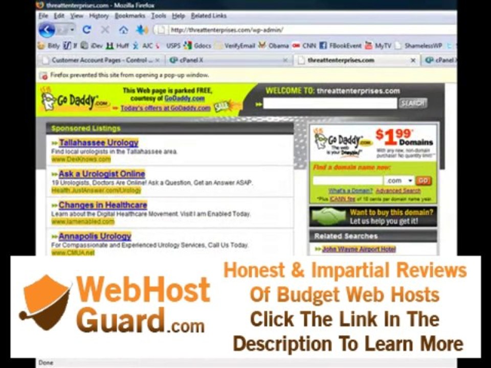 WordPress Training: Add More Domains to Single Hosting Package and Add Wordpress to Server