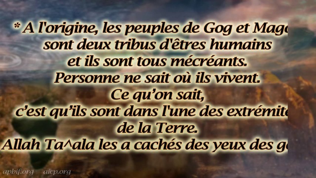 4- Les signes de la FIN DU MONDE - Chaykh Gilles Sadek