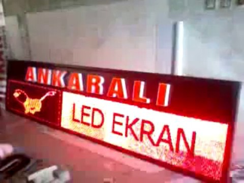KAYAN YAZI DÜNYA LED REKLAM KONYA 05074848407 AFYON LED TABELA