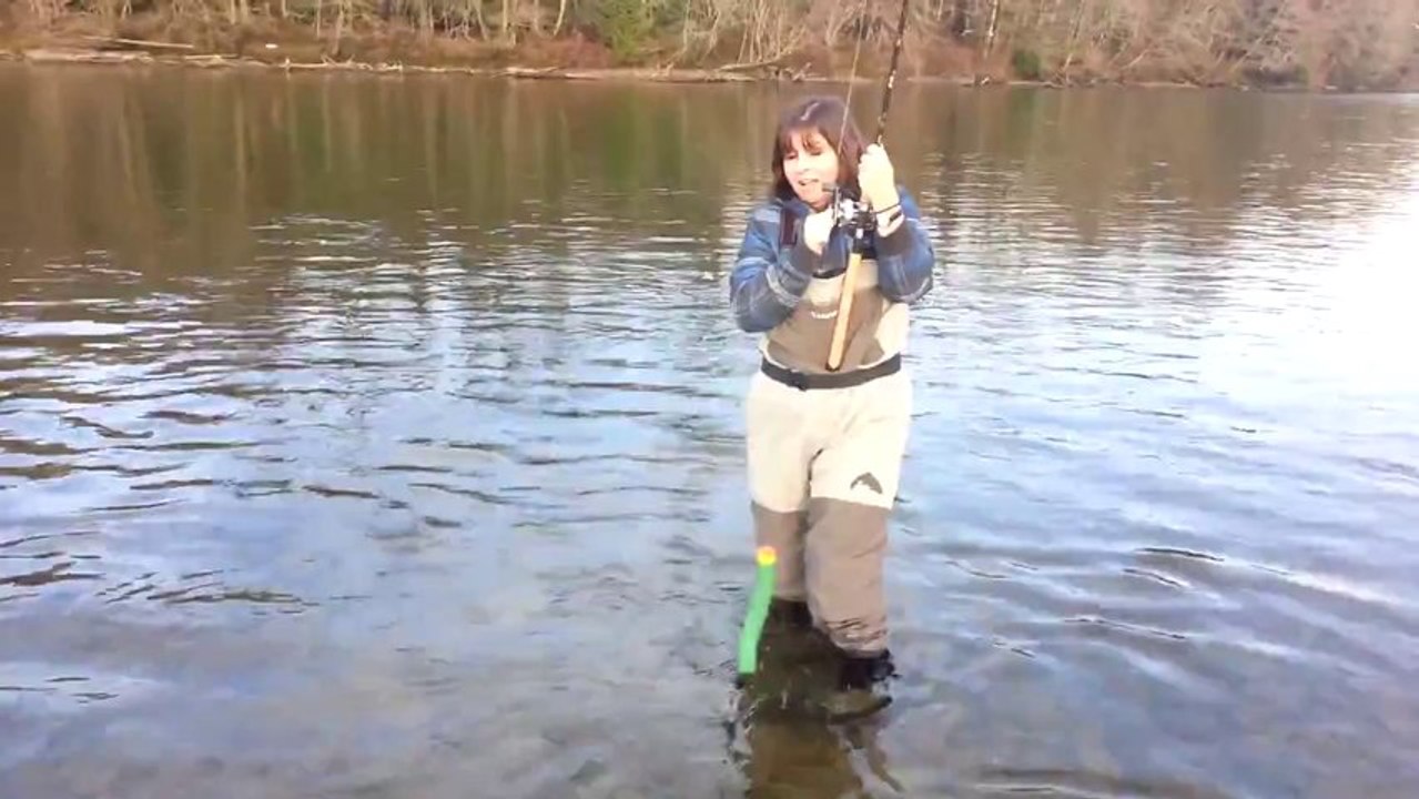 Première fois qu'elle pêche