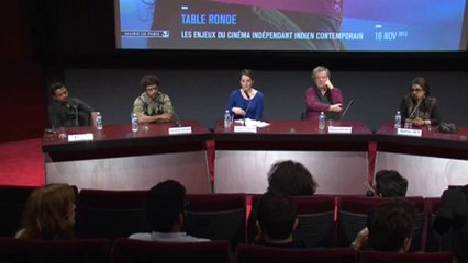 Les enjeux du cinéma indépendant indien contemporain, table ronde